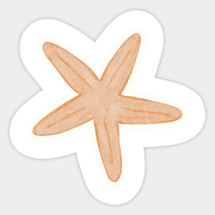 cute starfish Sticker